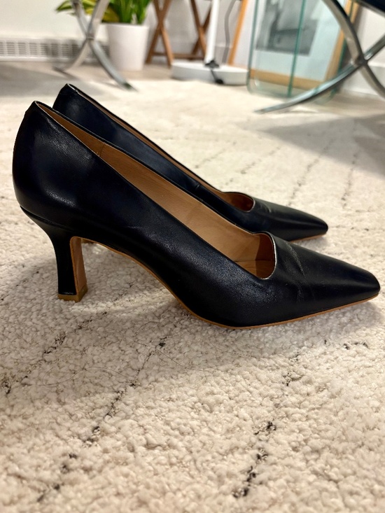 L'INTERVALLE Shoes - Black leather pumps